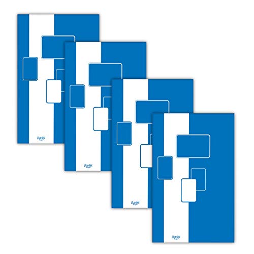 Notizblöcke/Notizheft/ Briefblock A4, kariert, 100 Blatt Bantex Budget, 4 Stück von Bantex