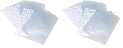 Prospekthüllen A4, 100 Stück, transparent, Bantex Budget, 400105682 (Packung mit 2) von Bantex