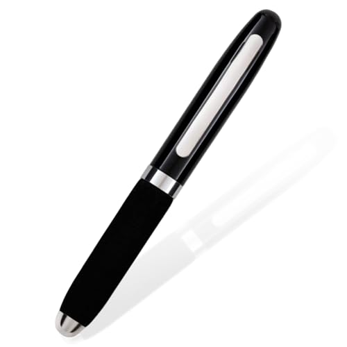 Ball Point Pen, Mini -Kugelschreiber 4 -Zoll -Kompakt- und tragbarer Metallstallplatz mit verschüttetem Griff für Geschäft, Büro, Schule, Hochglanz, Schwarz von Banziaju