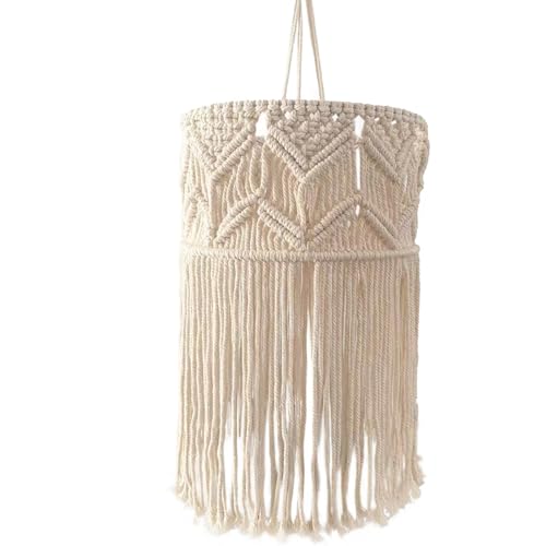 Banziaju Makramee Lampenschirm, Hängelampe Lampenschirm Stricken Lampe Makramee Lampenschirm Geflochtene Hängelampe Lampenschirm Boho Hängelampe für Wohnzimmer, Schlafzimmer Büro, Typ 1 Banziaju Makramee Lampenschirm, Hängelampe Lampenschirm Stricken Lampe Makramee Lampenschirm Geflochtene Hängelampe Lampenschirm Boho Hängelampe für Wohnzimmer, Schlafzimmer Büro, Typ 1 von Banziaju
