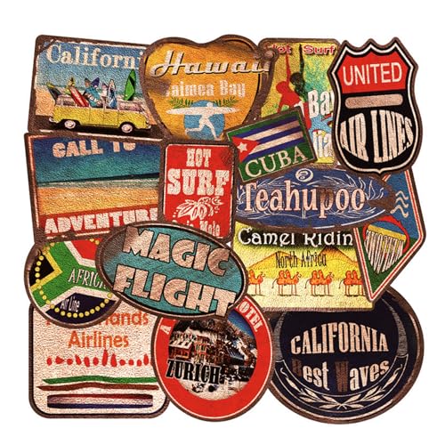 Banziaju Reiseaufkleber 36pcs Vinyl Vintage Stamp Stempel Aufkleber Retro -Fahraufkleber wasserdichte Aufkleber für Gepäck -Skateboard -Laptop -Koffer Banziaju Reiseaufkleber 36pcs Vinyl Vintage Stamp Stempel Aufkleber Retro -Fahraufkleber wasserdichte Aufkleber für Gepäck -Skateboard -Laptop -Koffer von Banziaju