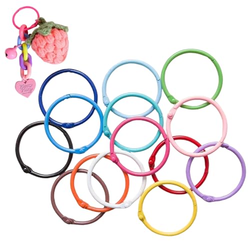 Bindemittelringe, 100 -pcs -Bindemittelringe, 1, 18 Zoll kleines farbenfrohes Metall -Lose -Blatt für Karteikarten, Zuhause, Schule, Büro, Bindung Bindemittelringe, 100 -pcs -Bindemittelringe, 1, 18 Zoll kleines farbenfrohes Metall -Lose -Blatt für Karteikarten, Zuhause, Schule, Büro, Bindung von Banziaju