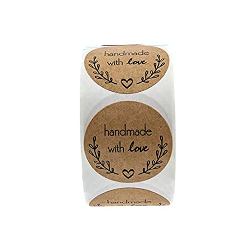 Runde Liebesaufkleber 1Roll Rundes Etikett selbstklickendes Papierdekor für hausgemachte Geschenke Backdekoration Etikett Handmade Aufkleber Runde Liebesaufkleber 1Roll Rundes Etikett selbstklickendes Papierdekor für hausgemachte Geschenke Backdekoration Etikett Handmade Aufkleber von Banziaju