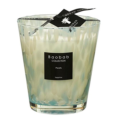 Baobab Max 16 Pearls Sapphire Kerze, Kerzenwachs, 16cm, 16x10x16 cm Baobab Max 16 Pearls Sapphire Kerze, Kerzenwachs, 16cm, 16x10x16 cm von Baobab