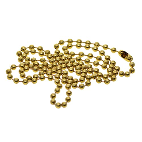 Baoblaze 1 Strang Schlangenkette Kugelkette Metallkette Gliederkette Kabelkette aus Messing für Schmuckherstellung - 20 Zoll Baoblaze 1 Strang Schlangenkette Kugelkette Metallkette Gliederkette Kabelkette aus Messing für Schmuckherstellung - 20 Zoll von Baoblaze