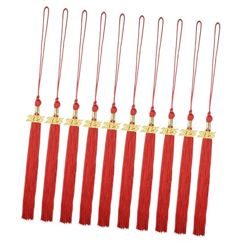 Baoblaze 10x Graduation Hut Quasten 2025 Grad Party Favors Anhänger Zeremonien Zubehör Baoblaze 10x Graduation Hut Quasten 2025 Grad Party Favors Anhänger Zeremonien Zubehör von Baoblaze
