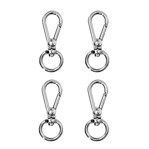 Baoblaze 4 Swivel abnehmbare Drehverschlüsse für Schlüsselringe Karabinerhaken, Silber Baoblaze 4 Swivel abnehmbare Drehverschlüsse für Schlüsselringe Karabinerhaken, Silber von Baoblaze