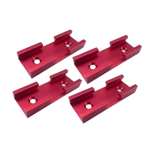 Baoblaze 4x Woodworking t Tracks Aluminiumlegierung T Tracks Professioneller Kreuzanschluss Doppelschnitte Jig -Profil für Bohrmaschinen -Pressetabelle DIY, Rot Baoblaze 4x Woodworking t Tracks Aluminiumlegierung T Tracks Professioneller Kreuzanschluss Doppelschnitte Jig -Profil für Bohrmaschinen -Pressetabelle DIY, Rot von Baoblaze