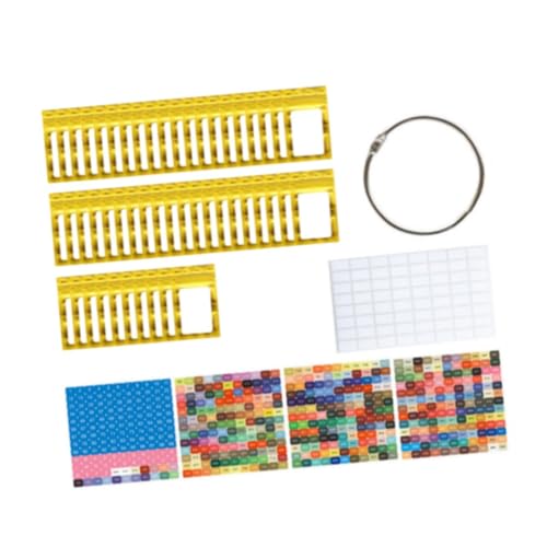 Baoblaze 50pcs Strassestones Aufbewahrungsbeutel Kleiner Perlen Organizer Carry Case Diamant Craft Accessoires Selbstverriegelungsbeutel mit Bindemittel Ringen, Gold von Baoblaze