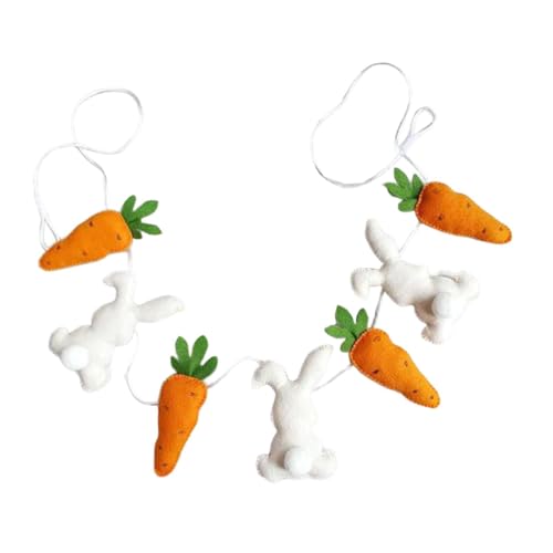Baoblaze Banner-Girlande mit Osterhase und Karotte, niedliche Feiertags-Party-Zubehör, Bunting-Girlande, Festival-Ornament, hängende Dekoration Baoblaze Banner-Girlande mit Osterhase und Karotte, niedliche Feiertags-Party-Zubehör, Bunting-Girlande, Festival-Ornament, hängende Dekoration von Baoblaze