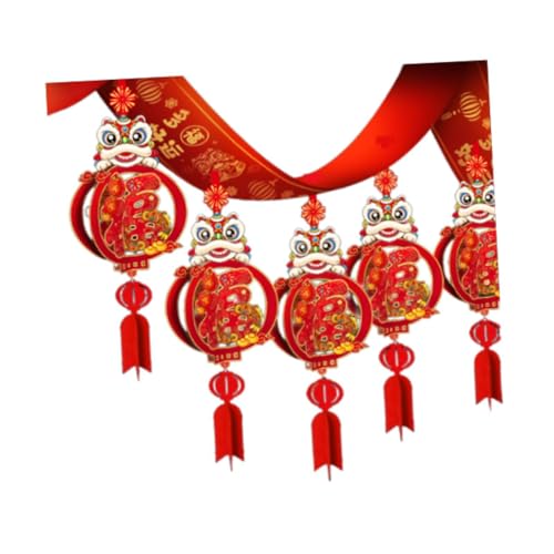Baoblaze Banner zum chinesischen Neujahr, Schlangen-Jahresgirlande, 300 cm lang, DIY-Hängeflagge, Deckendekoration für Schlafzimmer, Versammlungsparty, Style C Baoblaze Banner zum chinesischen Neujahr, Schlangen-Jahresgirlande, 300 cm lang, DIY-Hängeflagge, Deckendekoration für Schlafzimmer, Versammlungsparty, Style C von Baoblaze