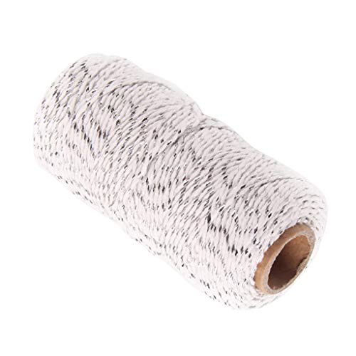Baoblaze Bastelschnur Juteschnur Paketschnur Dekoschnur Bindeschnur für und Garten Dekoration, Weißsilber Baoblaze Bastelschnur Juteschnur Paketschnur Dekoschnur Bindeschnur für und Garten Dekoration, Weißsilber von Baoblaze