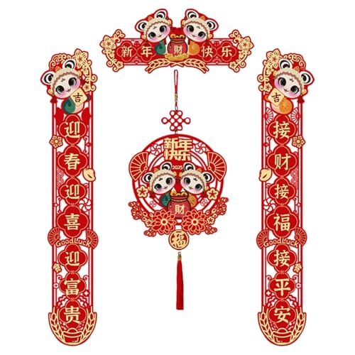 Baoblaze Couplets zum chinesischen Neujahrsfest 2025, Dekoration zum chinesischen Neujahrsfest, Frühlingsfest-Couplets, Geschenk, Schlangenjahr-Dekor für die, Frohes Neues Jahr Baoblaze Couplets zum chinesischen Neujahrsfest 2025, Dekoration zum chinesischen Neujahrsfest, Frühlingsfest-Couplets, Geschenk, Schlangenjahr-Dekor für die, Frohes Neues Jahr von Baoblaze