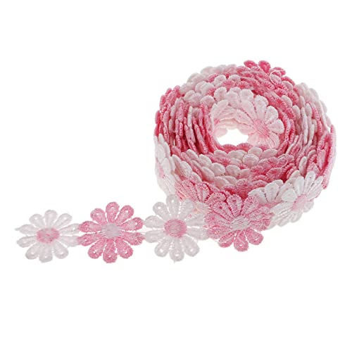 Baoblaze Daisy Satinband Seidenbänder Schleifenband Geschenkband Rolle Band für Geschenk Verpackung, Rosa Weiß Baoblaze Daisy Satinband Seidenbänder Schleifenband Geschenkband Rolle Band für Geschenk Verpackung, Rosa Weiß von Baoblaze