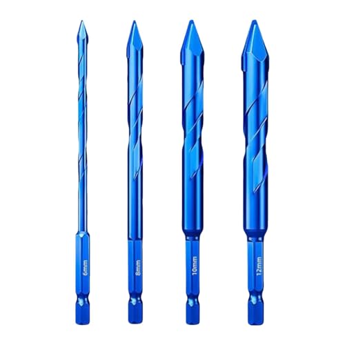 Baoblaze Exzenterbohrer-Set mit gekrümmter Spitze, Legierungsaufsatz, praktischer Ersatz für hohe Härte, professionell für, Beton, Glasfliesen, 6 Mm 8 Mm 10 Mm 12 Mm Baoblaze Exzenterbohrer-Set mit gekrümmter Spitze, Legierungsaufsatz, praktischer Ersatz für hohe Härte, professionell für, Beton, Glasfliesen, 6 Mm 8 Mm 10 Mm 12 Mm von Baoblaze