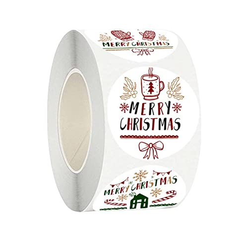 Baoblaze Fröhliche Weihnachtsaufkleber, DIY-Umschlagsiegel, Geschenkbox-Etiketten, selbstklebende Aufkleber für Partybevorzugungen, für die Dekoration von, Baoblaze Fröhliche Weihnachtsaufkleber, DIY-Umschlagsiegel, Geschenkbox-Etiketten, selbstklebende Aufkleber für Partybevorzugungen, für die Dekoration von, von Baoblaze