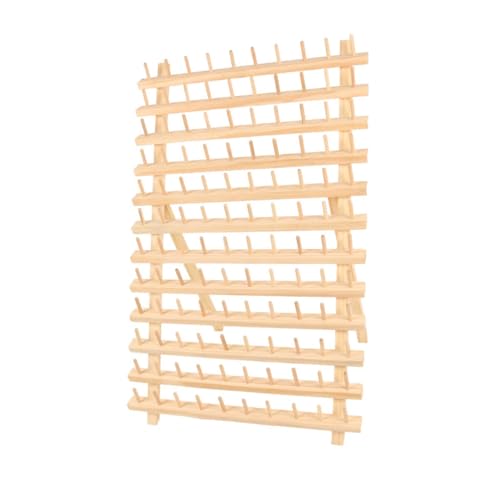 Baoblaze Garnständer aus Holz, Flechtständer, platzsparend, für Stickmaschinen, einfache Installation, Stabiler, Leichter Garnhalter-Organizer, 120 Spule Baoblaze Garnständer aus Holz, Flechtständer, platzsparend, für Stickmaschinen, einfache Installation, Stabiler, Leichter Garnhalter-Organizer, 120 Spule von Baoblaze