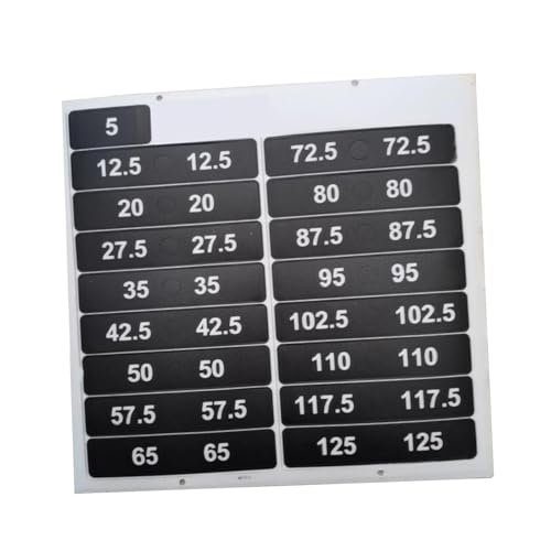 Baoblaze Gewicht Stapel Etiketten Gewichtsnummer Aufkleber Gewicht Tags Gewicht Aufkleber für Innenräume Fitnessstudio -Widerstandstrainer Maschinenaufsätze Baoblaze Gewicht Stapel Etiketten Gewichtsnummer Aufkleber Gewicht Tags Gewicht Aufkleber für Innenräume Fitnessstudio -Widerstandstrainer Maschinenaufsätze von Baoblaze
