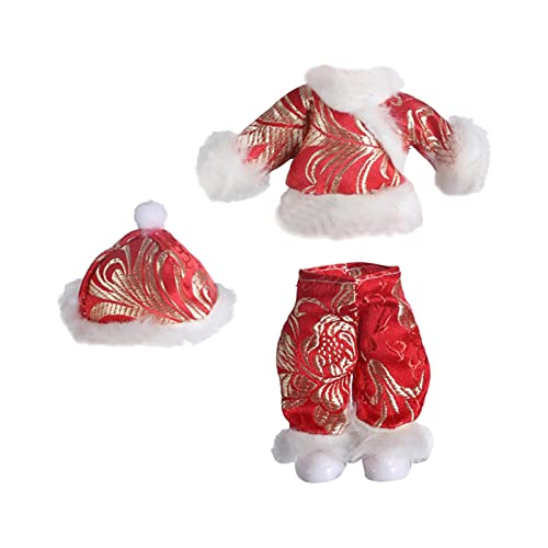 Baoblaze Handgefertigtes Puppenkleidungsset Puppenkleid Tägliche Kleidung für 17 cm Puppe Ob11 Puppenzubehör Kostüm, Hose von Baoblaze