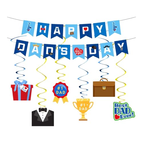 Baoblaze Happy Day Banner Home Dekoration Foto Requisiten Party liefert Moderne Papierhandwerkshänge für Café Holiday Wall von Baoblaze
