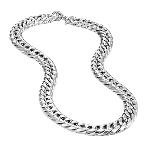 Baoblaze Herren Halskette Kette Halskette Kostüm Requisiten Kreative Edelstahl Halskette Schmuck Gliederkette für Party Auftritt Baoblaze Herren Halskette Kette Halskette Kostüm Requisiten Kreative Edelstahl Halskette Schmuck Gliederkette für Party Auftritt von Baoblaze