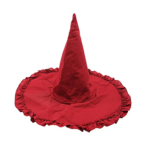 Baoblaze Hexenhüte für Halloween-Kostüm, Cosplay, Zaubererhut, Dekoration, Kinder, Gastgeschenke, Verkleidung, Rot Baoblaze Hexenhüte für Halloween-Kostüm, Cosplay, Zaubererhut, Dekoration, Kinder, Gastgeschenke, Verkleidung, Rot von Baoblaze