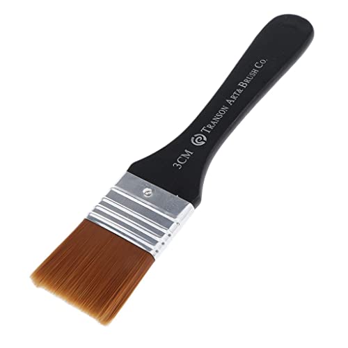 Hochwertige Pinsel Pinsel zeichnen Pinsel Malpinsel Acryl Flachpinsel, 3cm Breite Hochwertige Pinsel Pinsel zeichnen Pinsel Malpinsel Acryl Flachpinsel, 3cm Breite von Baoblaze