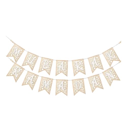 Baoblaze Holz Ramadan Banner Dekor mit Briefen Party Lieferungen Ramadan Hanging Ornamente Eid Mubarak Happy Geschenke für Bauernhaus, Weiß Baoblaze Holz Ramadan Banner Dekor mit Briefen Party Lieferungen Ramadan Hanging Ornamente Eid Mubarak Happy Geschenke für Bauernhaus, Weiß von Baoblaze