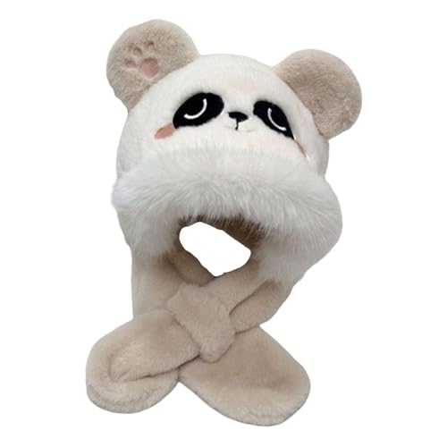 Baoblaze Kinder Panda Cartoon Mütze Schal Mütze und Schal Set Anzieh Kostüm Party Kopfbedeckung Kapuze Kinder Warmes Winter Set Plüsch Tiermütze, Braun Baoblaze Kinder Panda Cartoon Mütze Schal Mütze und Schal Set Anzieh Kostüm Party Kopfbedeckung Kapuze Kinder Warmes Winter Set Plüsch Tiermütze, Braun von Baoblaze