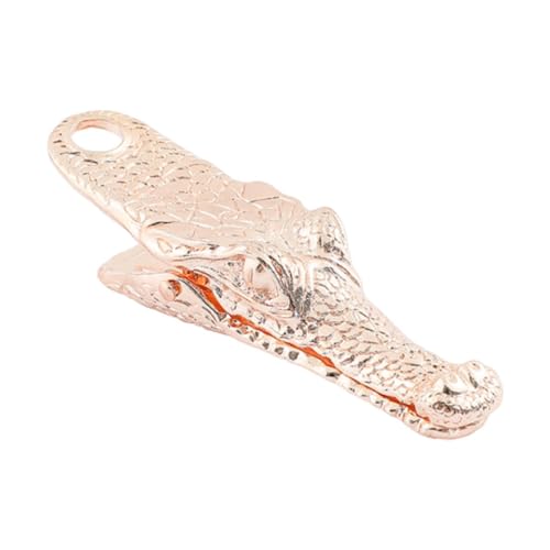 Baoblaze Krokodilförmige Büroklammer, Binder-Clip, tragbar, zarte Dekoration, Handbuchhalter, Notizbuch-Zubehör für Journaling zu Hause, Roségold Baoblaze Krokodilförmige Büroklammer, Binder-Clip, tragbar, zarte Dekoration, Handbuchhalter, Notizbuch-Zubehör für Journaling zu Hause, Roségold von Baoblaze