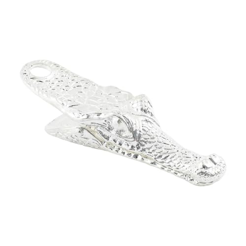 Baoblaze Krokodilförmige Büroklammer, Binder-Clip, tragbar, zarte Dekoration, Handbuchhalter, Notizbuch-Zubehör für Journaling zu Hause, Silber Baoblaze Krokodilförmige Büroklammer, Binder-Clip, tragbar, zarte Dekoration, Handbuchhalter, Notizbuch-Zubehör für Journaling zu Hause, Silber von Baoblaze