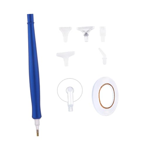Baoblaze Kunstmalwerkzeuge Kunststift Multifunktional ergonomisch praktische kompakte Leichtgewicht mit Ersatzstiftköpfen, Blau von Baoblaze