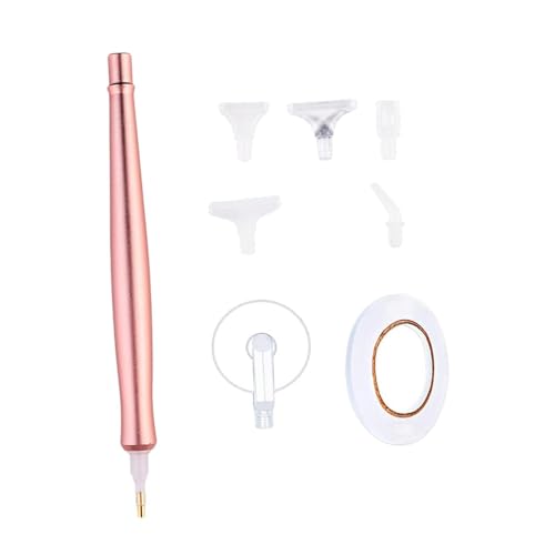 Baoblaze Kunstmalwerkzeuge Kunststift Multifunktional ergonomisch praktische kompakte Leichtgewicht mit Ersatzstiftköpfen, Rosa von Baoblaze