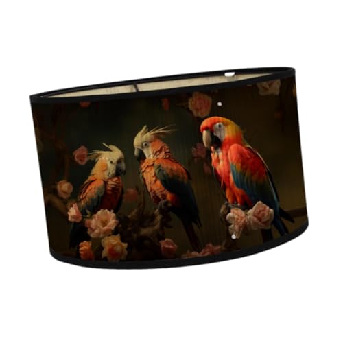 Baoblaze Lampenschirm mit Papageien-Druck, Bambus-Lampenschirm, E27, zum Aufhängen, Tischlampe, Lampenschirm, Kronleuchter, Lampe, Lampenschirm für Wohnzimmer, Style D Baoblaze Lampenschirm mit Papageien-Druck, Bambus-Lampenschirm, E27, zum Aufhängen, Tischlampe, Lampenschirm, Kronleuchter, Lampe, Lampenschirm für Wohnzimmer, Style D von Baoblaze