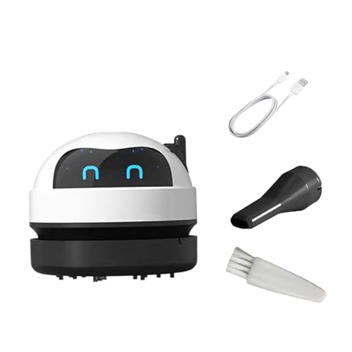 Baoblaze Mini-Tischstaubsauger, Mini-Staubsauger, Radiergummi-Abfallreinigung, süßer Schreibtischstaubsauger für Klavier, Tischplatte, Krümel, Zuhause, Schwarz von Baoblaze