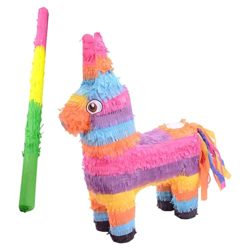 Baoblaze Rainbow Esel mit Stick Ornament Party Game Spielzeug Konfetti Paper Esel für Festival Besondere Anlässe Partys Carnivalen Mädchen Baoblaze Rainbow Esel mit Stick Ornament Party Game Spielzeug Konfetti Paper Esel für Festival Besondere Anlässe Partys Carnivalen Mädchen von Baoblaze