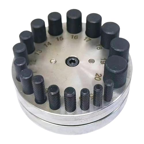 Baoblaze Round Disc Cutter Set Schmuckmetallschneider 17 stirbt Metall Hole Puncher Round Scheibenschneidkit für Heimamateure Handwerker Baoblaze Round Disc Cutter Set Schmuckmetallschneider 17 stirbt Metall Hole Puncher Round Scheibenschneidkit für Heimamateure Handwerker von Baoblaze