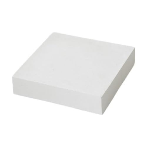 Baoblaze Schmuck Display Ständer Figur Doll Displayhalter Ringe Tablett Anhänger Aufbewahrungsspeicher Scrunchie -Kuchen -Buffet Riser für Tischparty, Quader 8x8x1.8cm von Baoblaze
