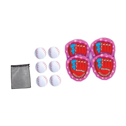 Baoblaze Selbstklebendes Wurf- und Fangspiel-Set, Camping-Party-Geschenk für Kinder, Outdoor-Spiele, Softball-Set für Kinder, für Jungen, Rasenkinder, Rosa mit Tennis Baoblaze Selbstklebendes Wurf- und Fangspiel-Set, Camping-Party-Geschenk für Kinder, Outdoor-Spiele, Softball-Set für Kinder, für Jungen, Rasenkinder, Rosa mit Tennis von Baoblaze