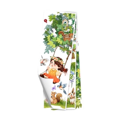 Baoblaze Wandaufkleber Aufkleber Selbstklebende PVC Tapeten für Kinderzimmer Tür von Baoblaze
