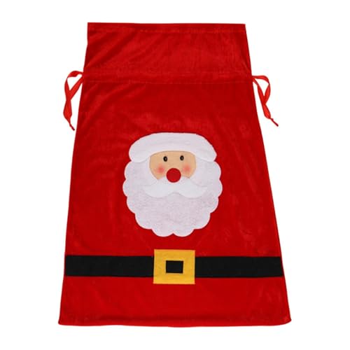 Baoblaze Weihnachtstasche, Weihnachtsgeschenktüte, Samtstoff, Strumpffüller für, Deko-Süßigkeitenbeutel, Weihnachtsgeschenksack für Weihnachtsspielzeug Baoblaze Weihnachtstasche, Weihnachtsgeschenktüte, Samtstoff, Strumpffüller für, Deko-Süßigkeitenbeutel, Weihnachtsgeschenksack für Weihnachtsspielzeug von Baoblaze