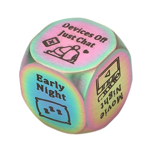 Baoblaze Würfel für Romantische Abende, Geschenkideen für Paare, Filmabend Würfel für Jahrestag, Bunt Baoblaze Würfel für Romantische Abende, Geschenkideen für Paare, Filmabend Würfel für Jahrestag, Bunt von Baoblaze
