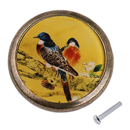 Retro Vogel Möbelknopf Möbelknauf für Schubladen Schrank, Vogel 3 Retro Vogel Möbelknopf Möbelknauf für Schubladen Schrank, Vogel 3 von Baoblaze