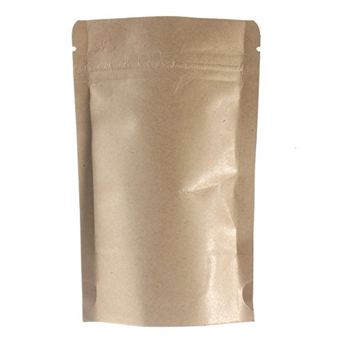 50 Stück Braun Kraft Papier Aluminium Folie Tasche Vakuumverpackung Ziplock Beutel L 50 Stück Braun Kraft Papier Aluminium Folie Tasche Vakuumverpackung Ziplock Beutel L von Baogu
