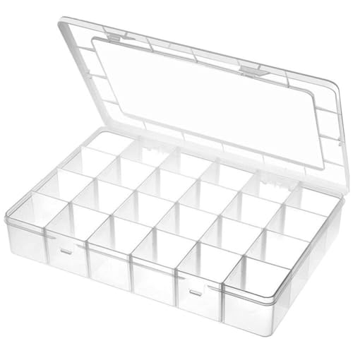 Baokuan Washi-Tape-Box, Organizer, Aufbewahrungsteiler, Schrankbehälter 15 Verstellbaren Fächern, Transparentes Klebeband, Klebeband Für Den Schreibtisch, DIY von Baokuan