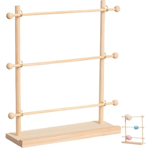 Holzband-Organizer, Bandspulenhalter, Organizer, Regal, Nähen, Bandständer, Bandhalter, Bastelband, Spulenhalter von Baokuan