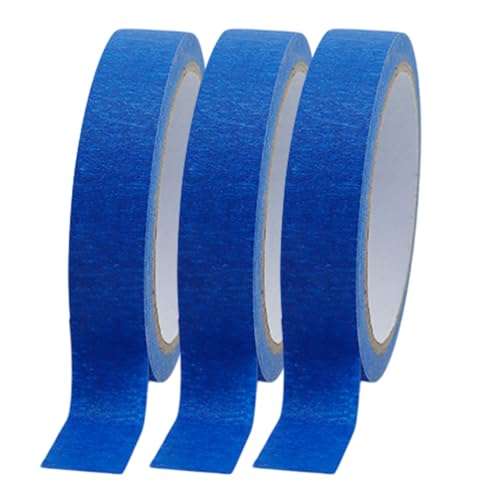 Baoqifong Blaues Klebeband,3 Rollen x 20 Meter blaues Malerband - Abnehmbares Hilfsmittel für Wand Leiste Decke Möbel Auto Kunstprojekte Heimwerker Baoqifong Blaues Klebeband,3 Rollen x 20 Meter blaues Malerband - Abnehmbares Hilfsmittel für Wand Leiste Decke Möbel Auto Kunstprojekte Heimwerker von Baoqifong