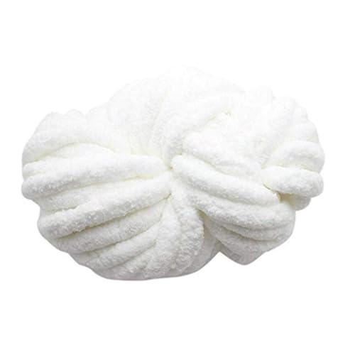 Dicke Wolle Garn Strickgarn, Super Soft Knitting, Chunky Grobstrick Weiches Wollgarn Zum Häkeln, Chenille Zum Weben Von Schals, Mützen, Decken, Zierkissen, 18M von Baoqifong