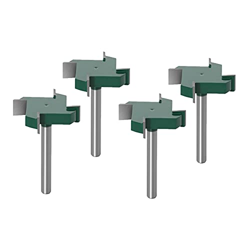 Baorder 4 Stück 6mm Schaft Spoilboard Oberflächenfräser Fräser Bit Set 4 Flügel Platten Abflachungs fräser Hartmetall Oberfräser für Holzbearbeitung Baorder 4 Stück 6mm Schaft Spoilboard Oberflächenfräser Fräser Bit Set 4 Flügel Platten Abflachungs fräser Hartmetall Oberfräser für Holzbearbeitung von Baorder