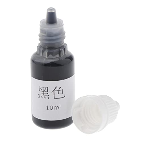 B Baosity 10ml Seifenpigmente Farben Lebensmittelqualität FDA DIY Farbstoffe für Kerzen Färbung - 10 ml schwarz von Baosity